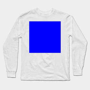 Bright Bright Blue Long Sleeve T-Shirt